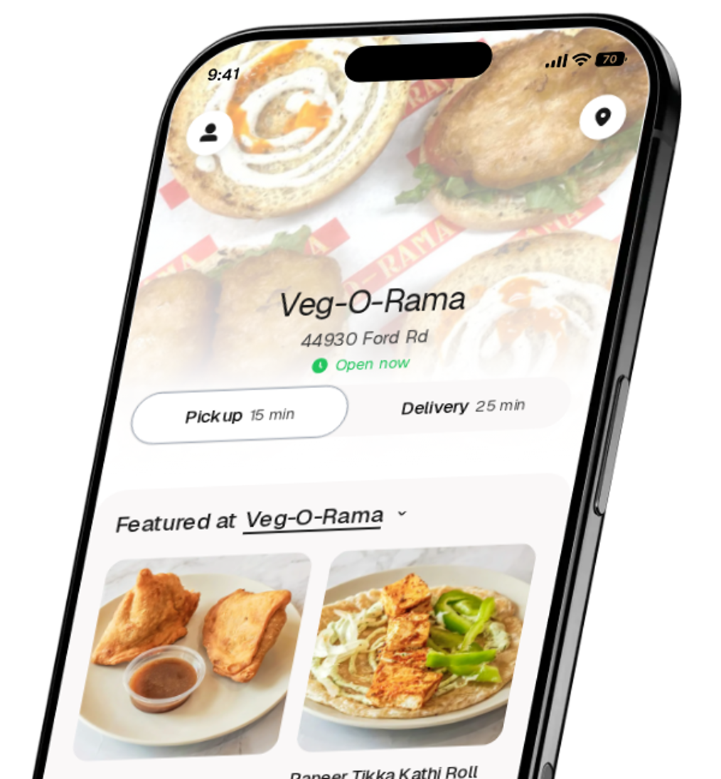 Veg-O-Rama app preview