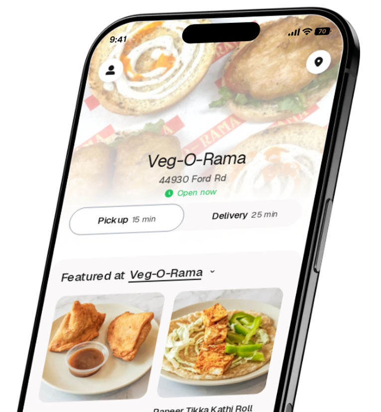 Veg-O-Rama app preview