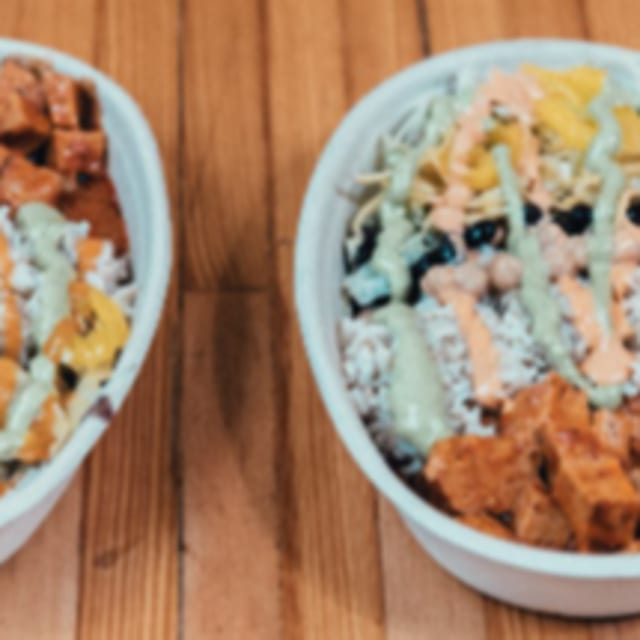 Orange Chic'n Bowl.